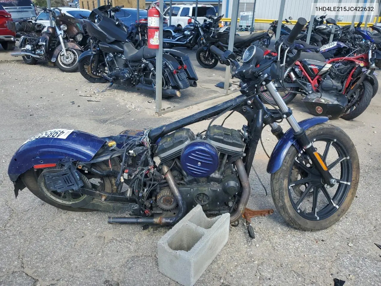 2018 Harley-Davidson Xl883 Iron 883 VIN: 1HD4LE215JC422632 Lot: 49853285