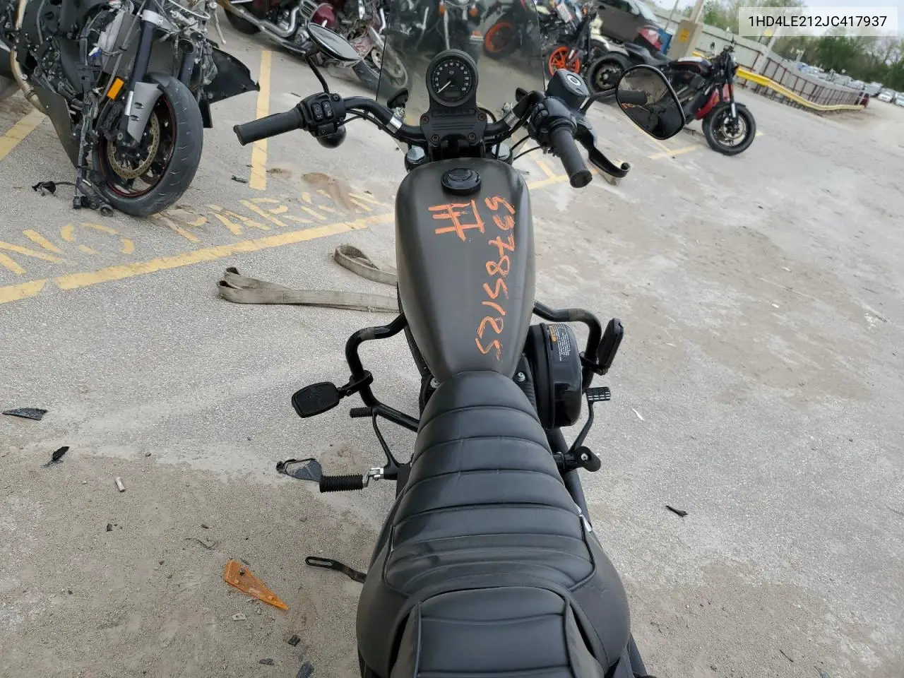 2018 Harley-Davidson Xl883 Iron 883 VIN: 1HD4LE212JC417937 Lot: 53785125