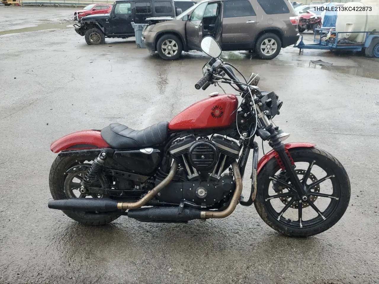 2019 Harley-Davidson Xl883 N VIN: 1HD4LE213KC422873 Lot: 55640315