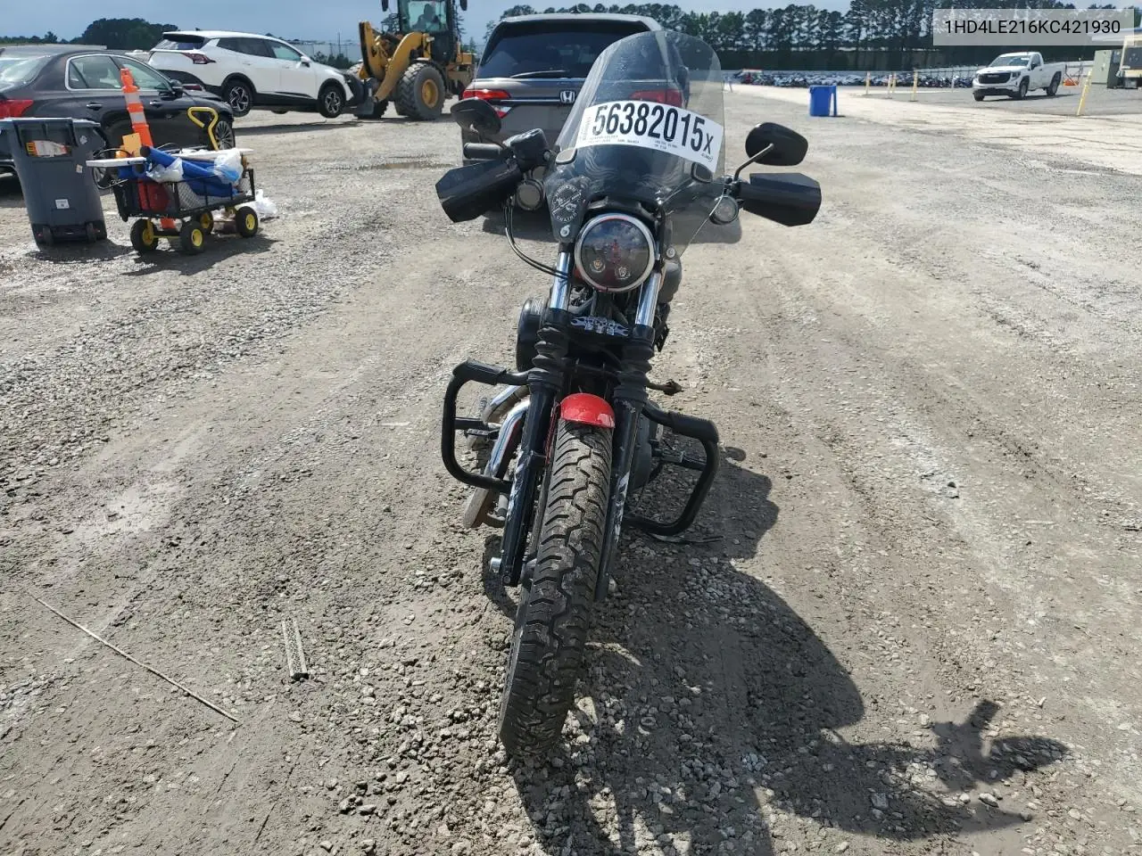 2019 Harley-Davidson Xl883 N VIN: 1HD4LE216KC421930 Lot: 56382015