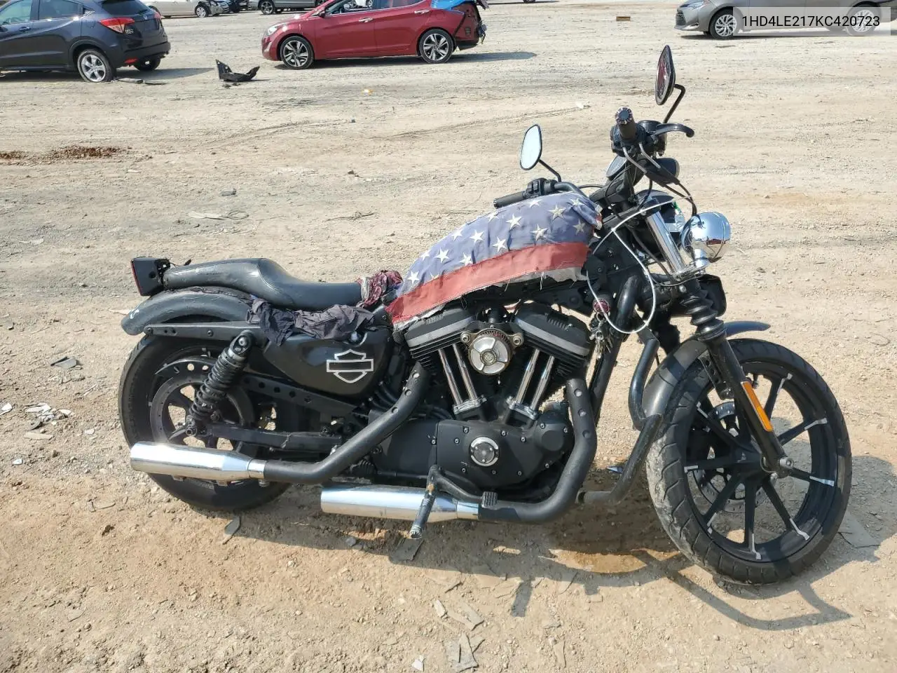 2019 Harley-Davidson Xl883 N VIN: 1HD4LE217KC420723 Lot: 59347775