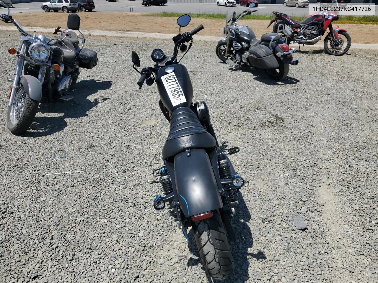 2019 Harley-Davidson Xl883 N VIN: 1HD4LE237KC417726 Lot: 62777955