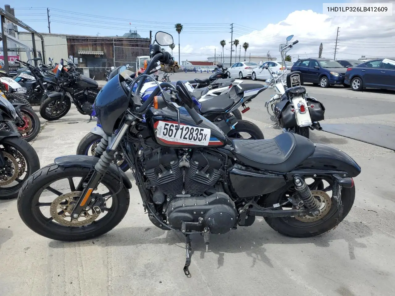 2020 Harley-Davidson Xl1200 Ns VIN: 1HD1LP326LB412609 Lot: 56712835