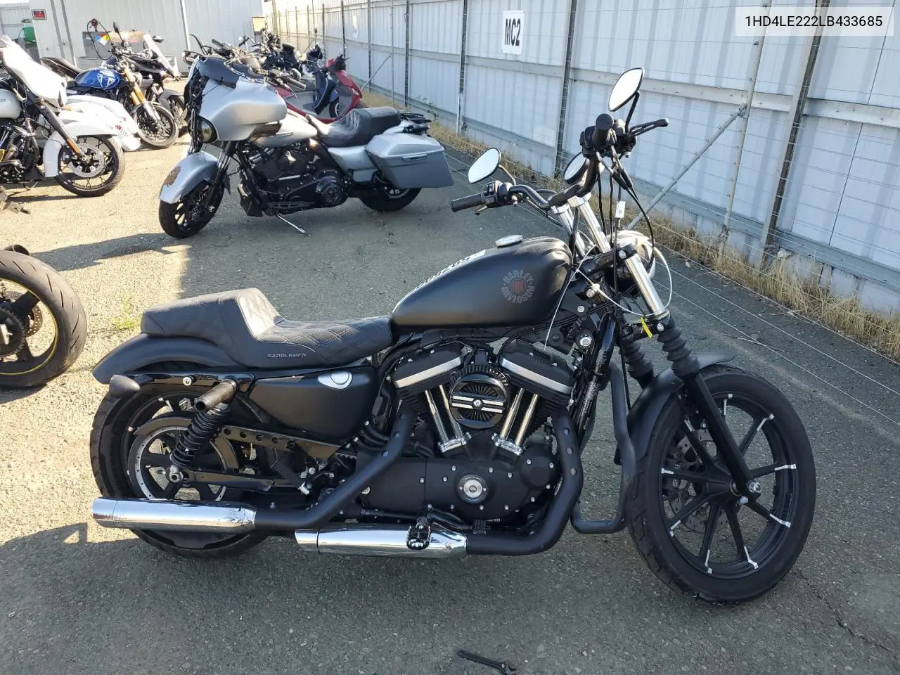 2020 Harley-Davidson Xl883 N VIN: 1HD4LE222LB433685 Lot: 59750055