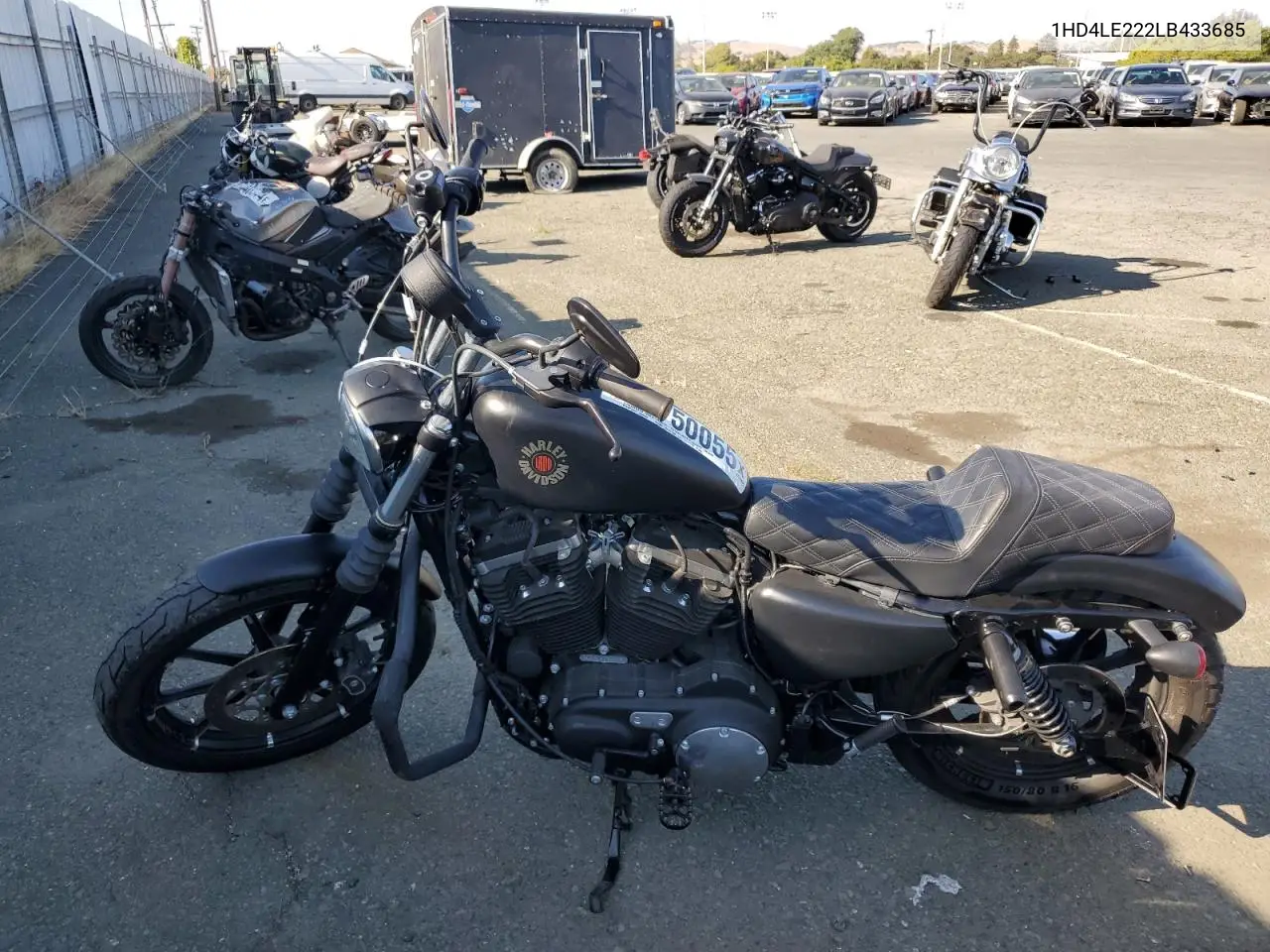 2020 Harley-Davidson Xl883 N VIN: 1HD4LE222LB433685 Lot: 59750055