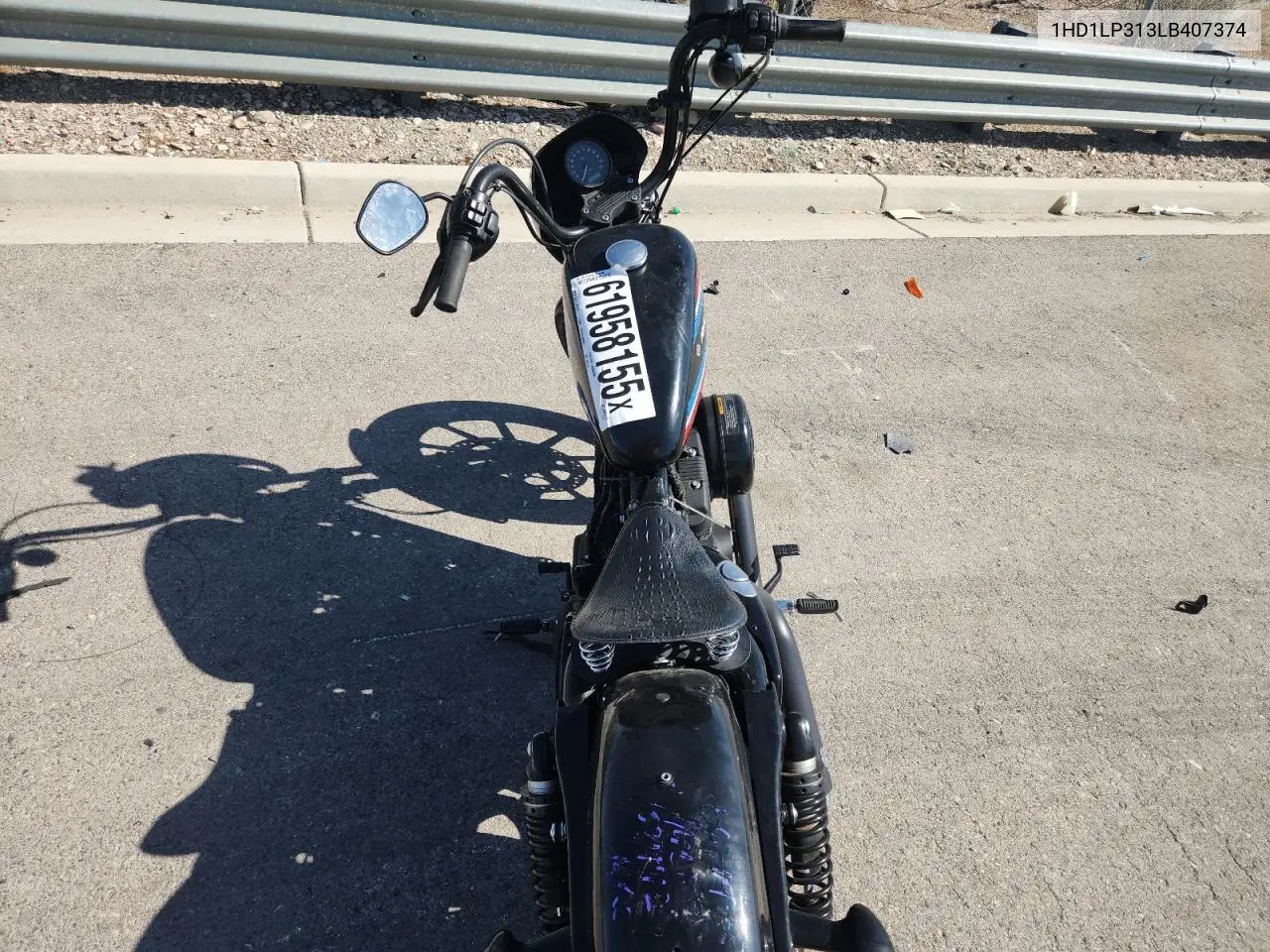 2020 Harley-Davidson Xl1200 Ns VIN: 1HD1LP313LB407374 Lot: 61958155
