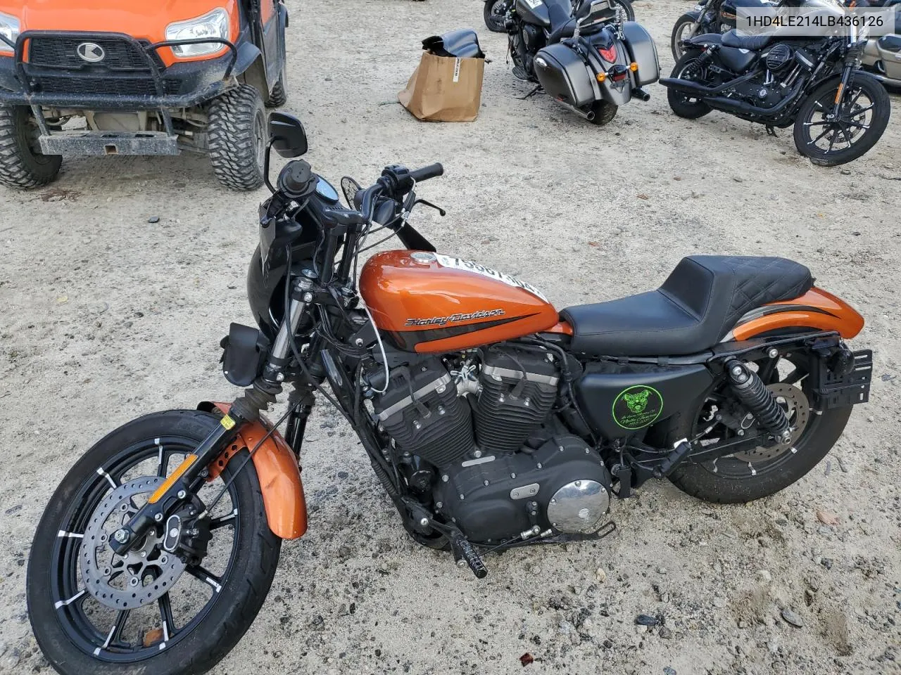 2020 Harley-Davidson Xl883 N VIN: 1HD4LE214LB436126 Lot: 75587304