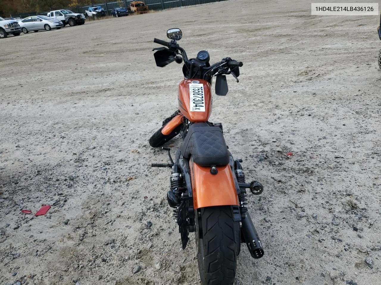 2020 Harley-Davidson Xl883 N VIN: 1HD4LE214LB436126 Lot: 75587304
