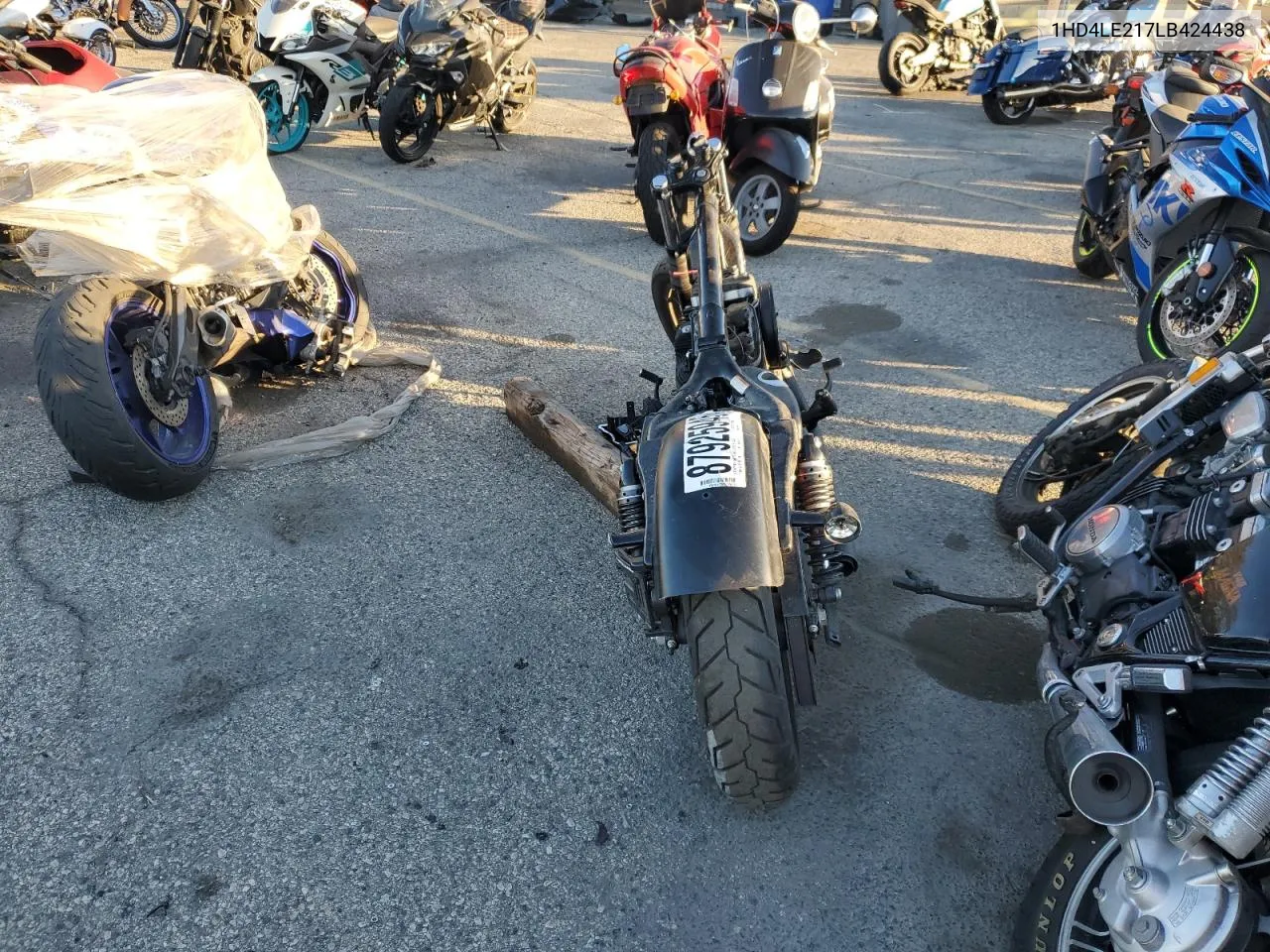 2020 Harley-Davidson Xl883 N VIN: 1HD4LE217LB424438 Lot: 87925945