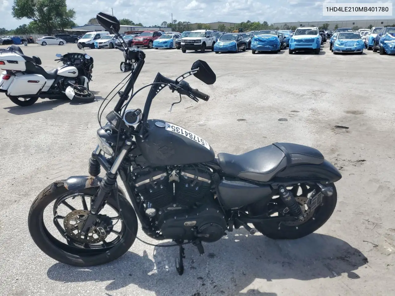 2021 Harley-Davidson Xl883 N VIN: 1HD4LE210MB401780 Lot: 51784135