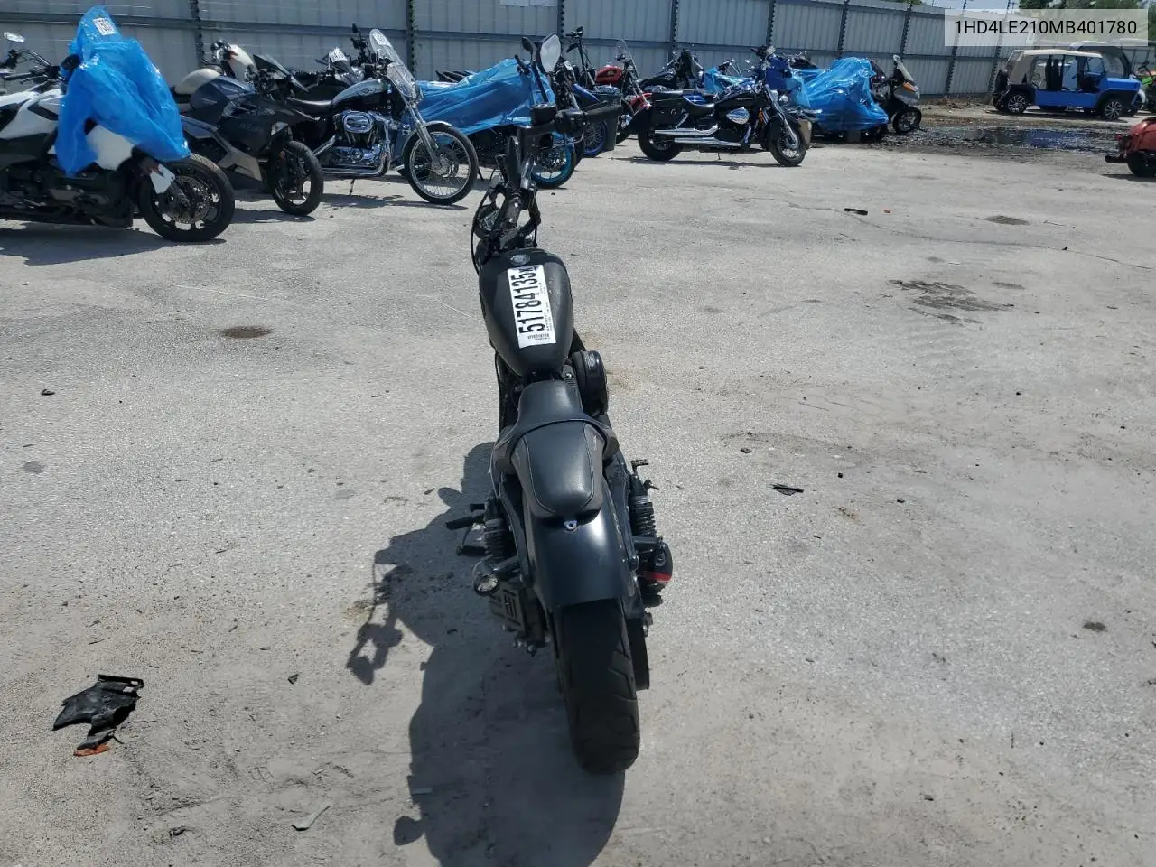 2021 Harley-Davidson Xl883 N VIN: 1HD4LE210MB401780 Lot: 51784135
