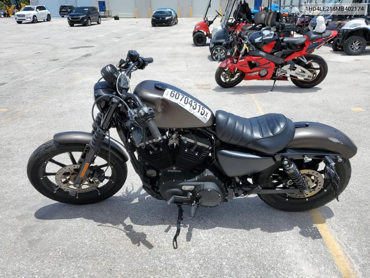 2021 Harley-Davidson Xl883 N VIN: 1HD4LE218MB402174 Lot: 60704315