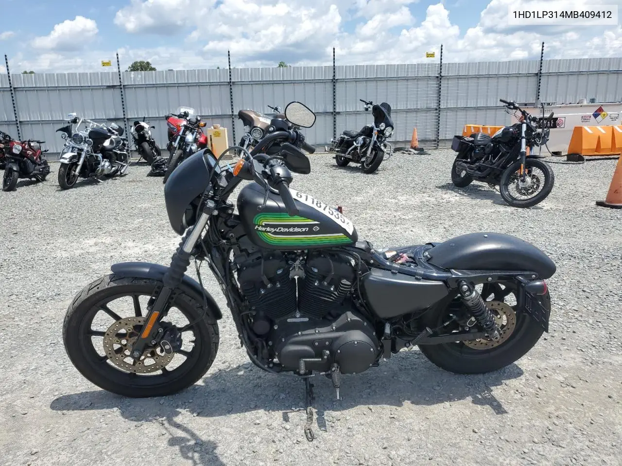 2021 Harley-Davidson Xl1200 Ns VIN: 1HD1LP314MB409412 Lot: 61187535
