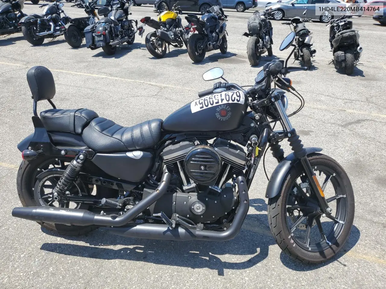 2021 Harley-Davidson Xl883 N VIN: 1HD4LE220MB414764 Lot: 62915995