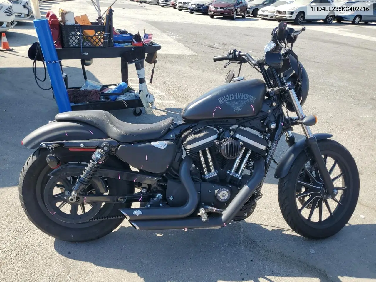2022 Harley-Davidson Xl883 N VIN: 1HD4LE238KC402216 Lot: 62880025