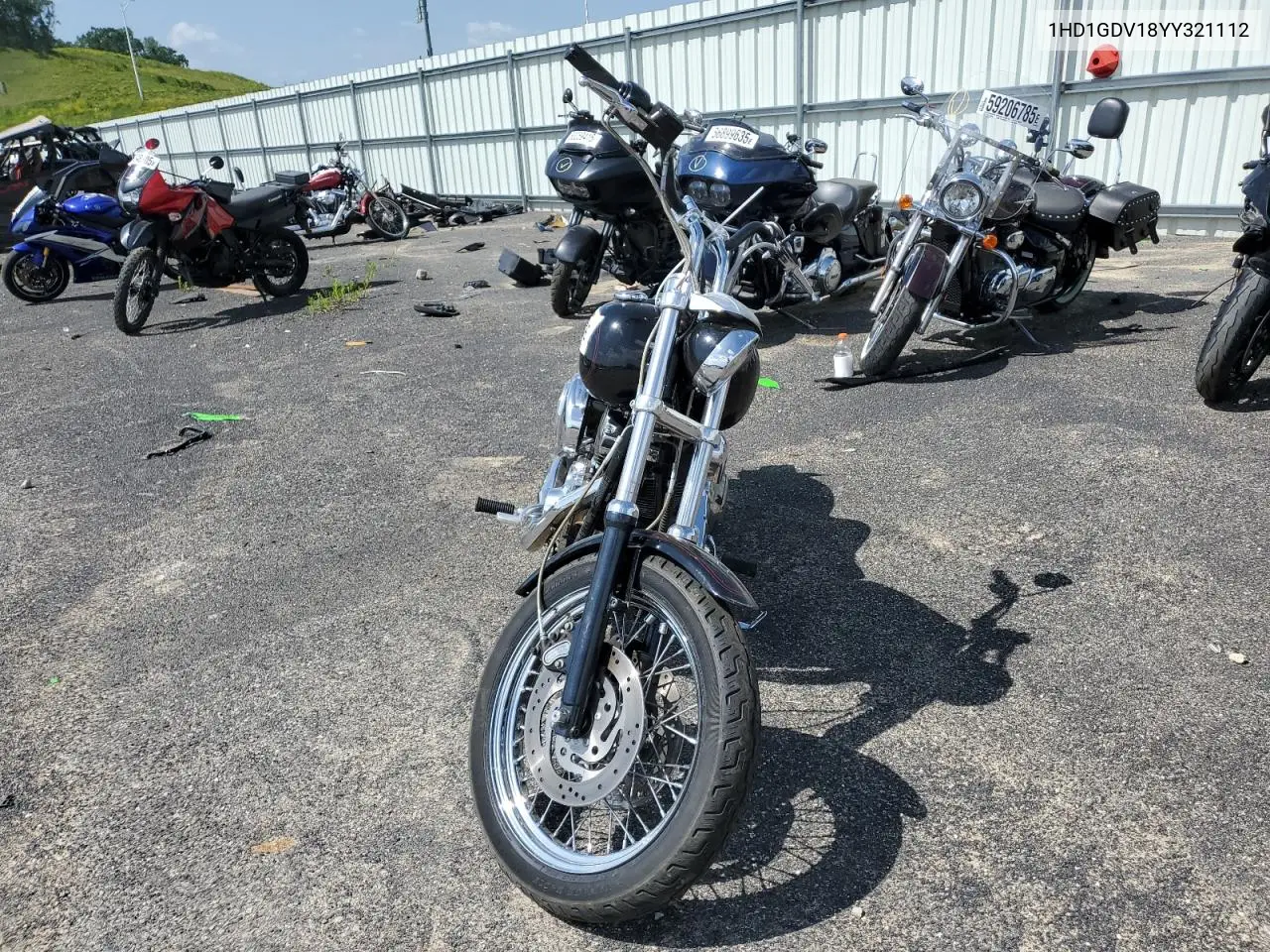 2000 Harley-Davidson Fxdl VIN: 1HD1GDV18YY321112 Lot: 61945535