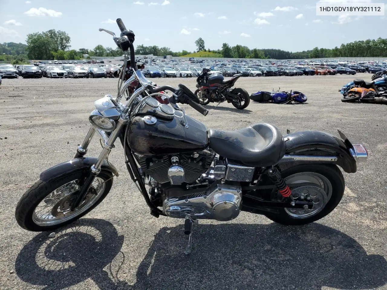 2000 Harley-Davidson Fxdl VIN: 1HD1GDV18YY321112 Lot: 61945535