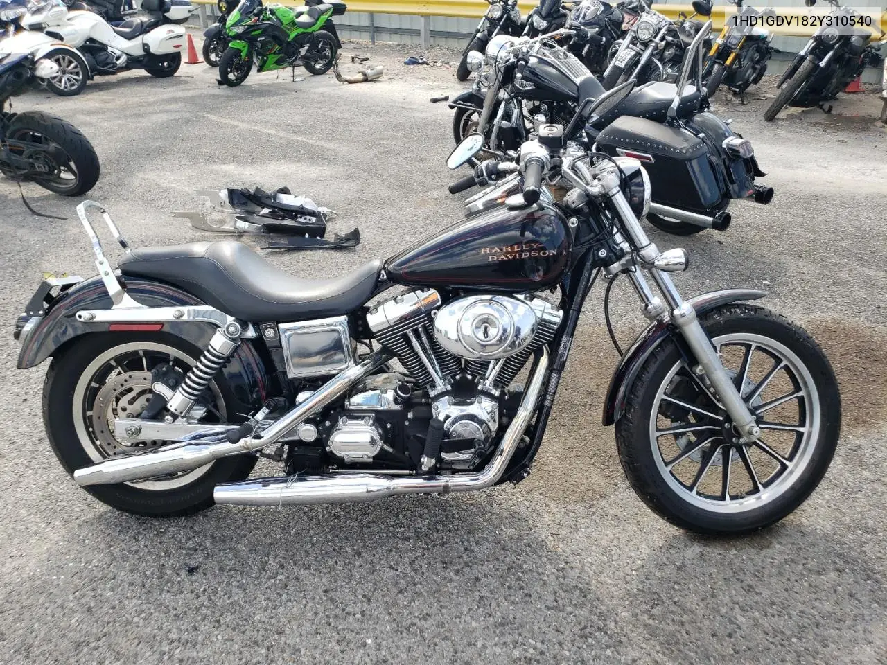 2002 Harley-Davidson Fxdl VIN: 1HD1GDV182Y310540 Lot: 55669105