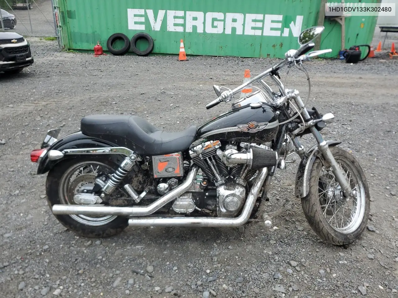 2003 Harley-Davidson Fxdl VIN: 1HD1GDV133K302480 Lot: 62585435