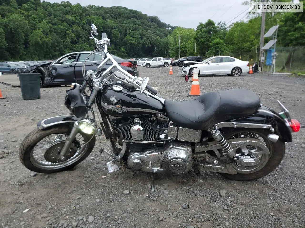 2003 Harley-Davidson Fxdl VIN: 1HD1GDV133K302480 Lot: 62585435