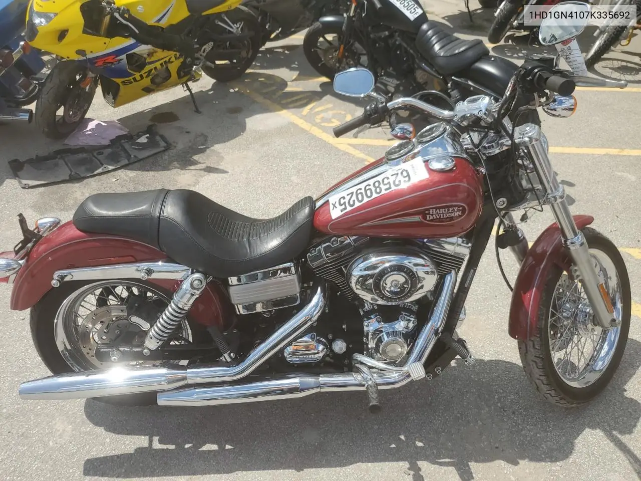 2007 Harley-Davidson Fxdl VIN: 1HD1GN4107K335692 Lot: 62589925