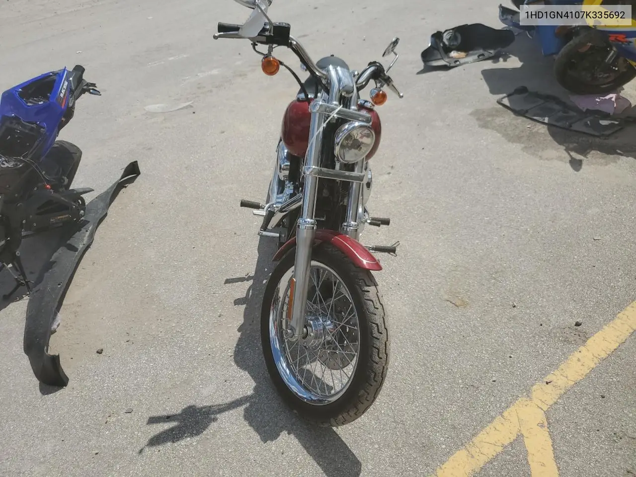 2007 Harley-Davidson Fxdl VIN: 1HD1GN4107K335692 Lot: 62589925