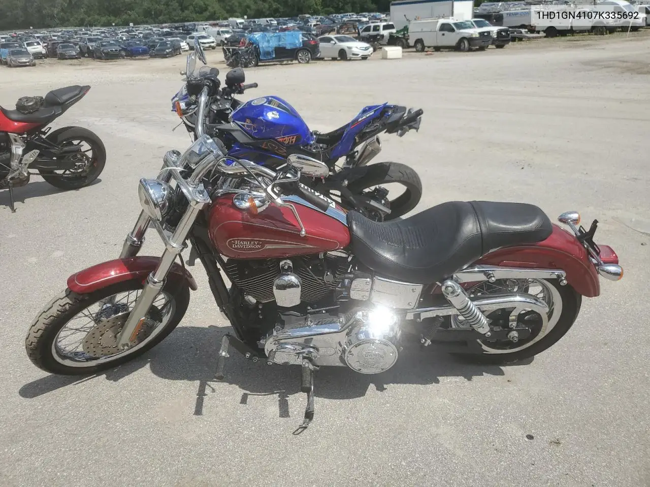2007 Harley-Davidson Fxdl VIN: 1HD1GN4107K335692 Lot: 62589925