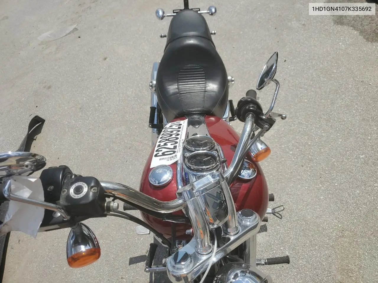 2007 Harley-Davidson Fxdl VIN: 1HD1GN4107K335692 Lot: 62589925
