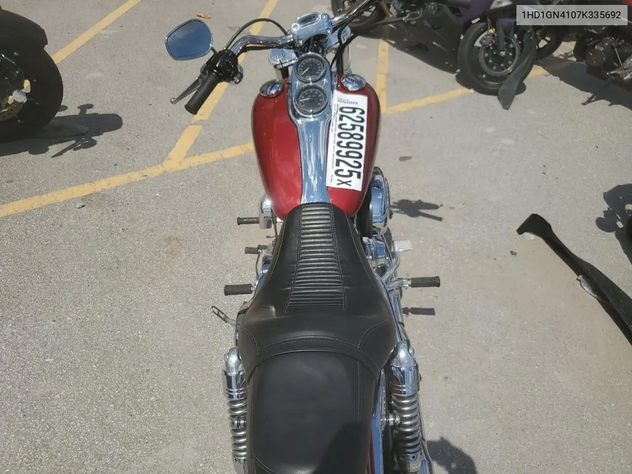 2007 Harley-Davidson Fxdl VIN: 1HD1GN4107K335692 Lot: 62589925