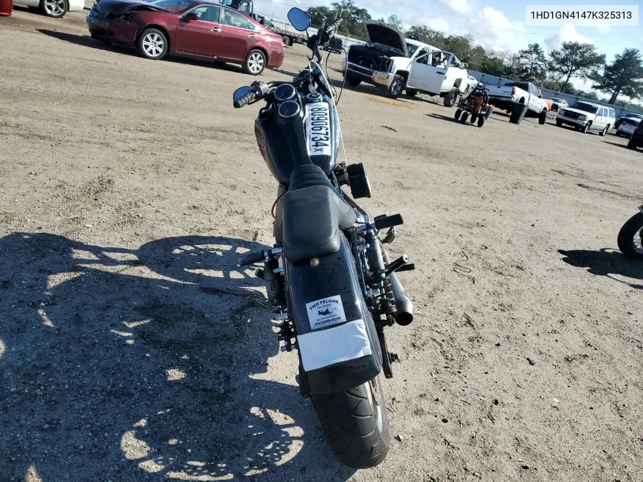2007 Harley-Davidson Fxdl VIN: 1HD1GN4147K325313 Lot: 80906734