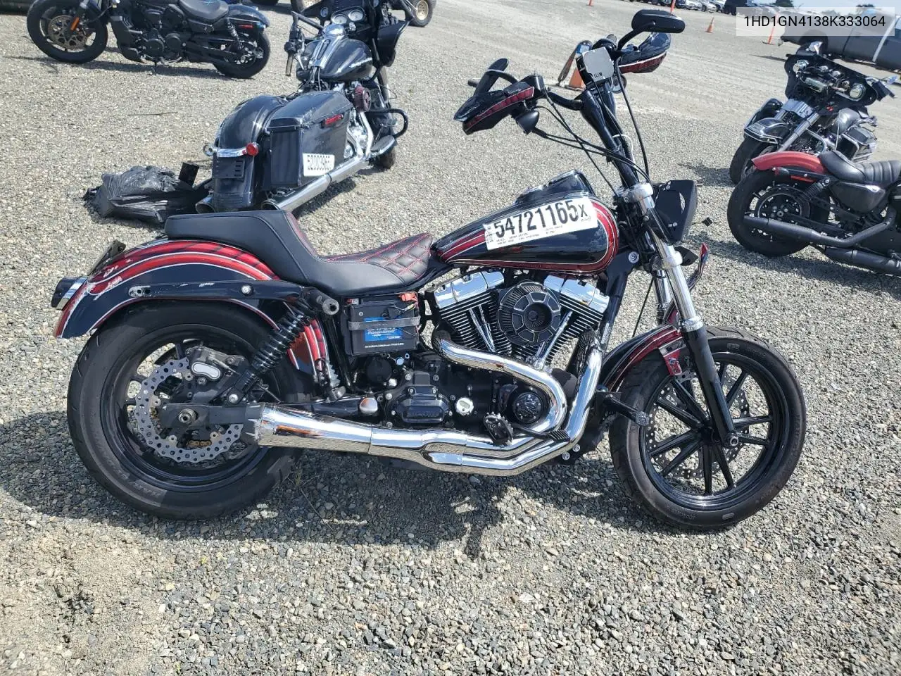 2008 Harley-Davidson Fxdl VIN: 1HD1GN4138K333064 Lot: 54721165