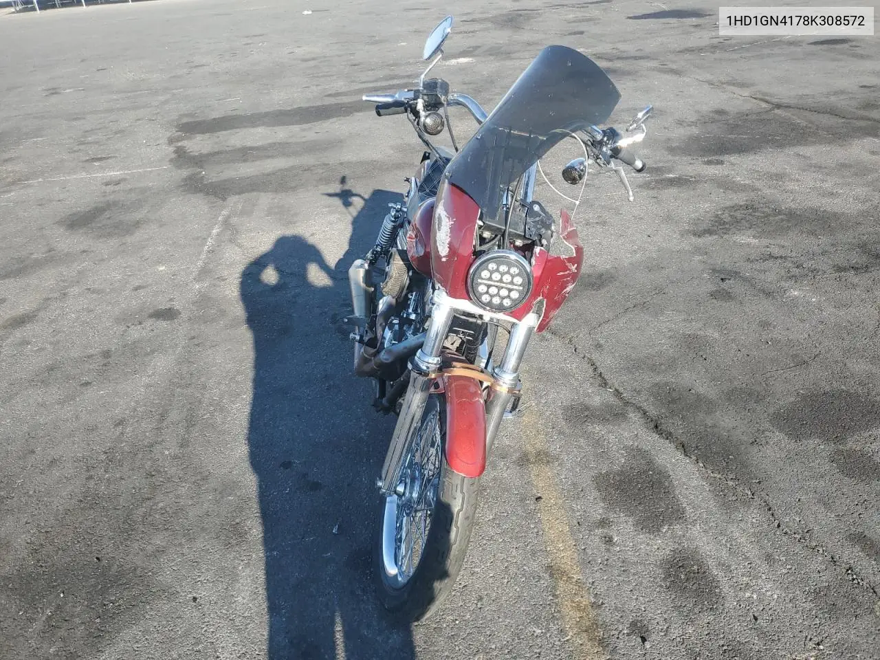 2008 Harley-Davidson Fxdl VIN: 1HD1GN4178K308572 Lot: 58294475