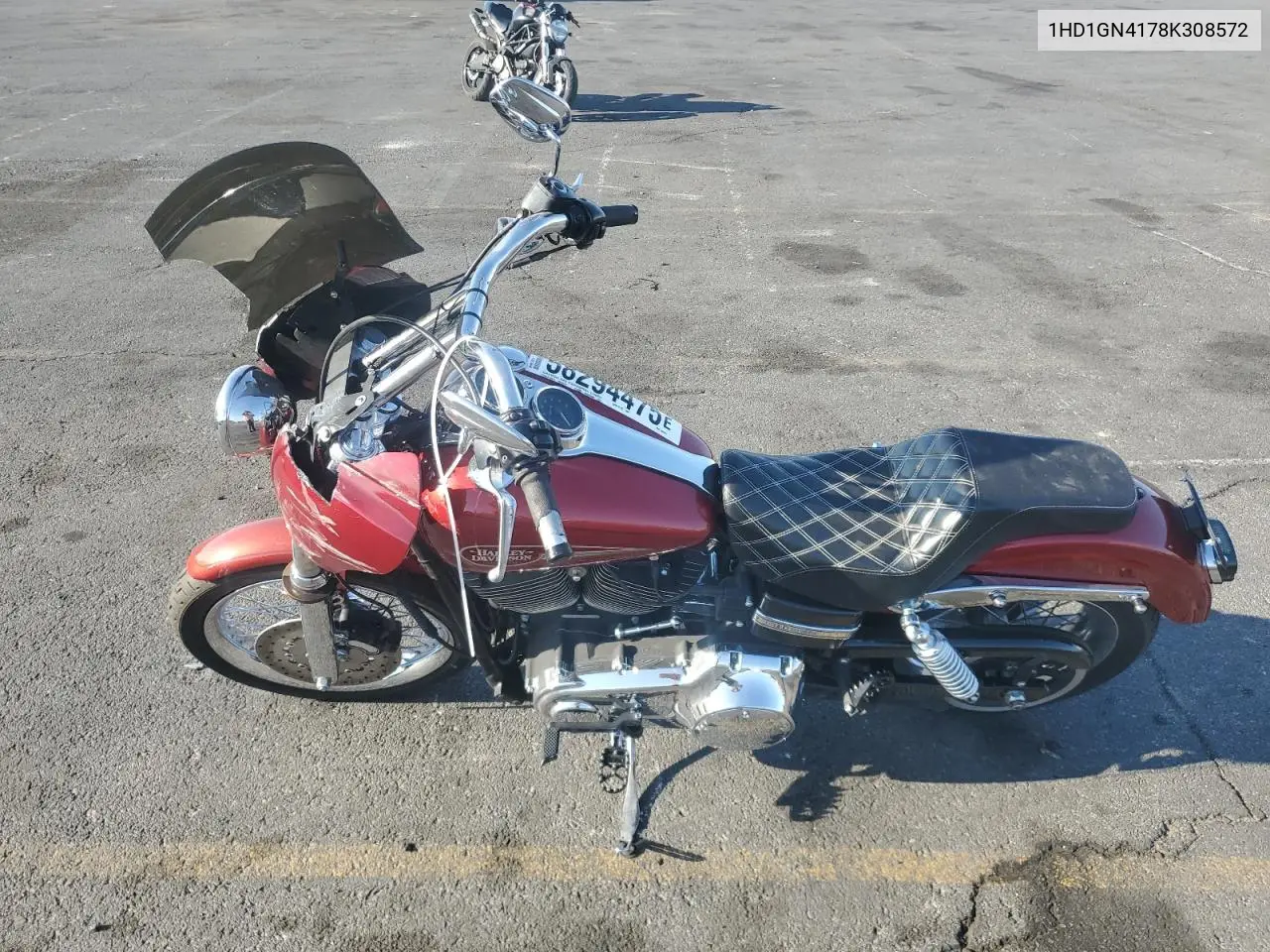 2008 Harley-Davidson Fxdl VIN: 1HD1GN4178K308572 Lot: 58294475