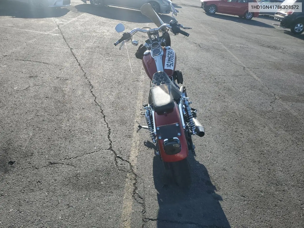 2008 Harley-Davidson Fxdl VIN: 1HD1GN4178K308572 Lot: 58294475