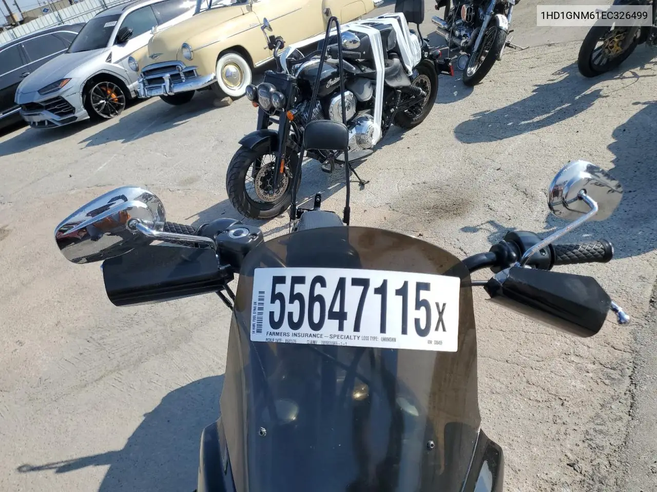 2014 Harley-Davidson Fxdl Dyna Low Rider VIN: 1HD1GNM61EC326499 Lot: 55647115