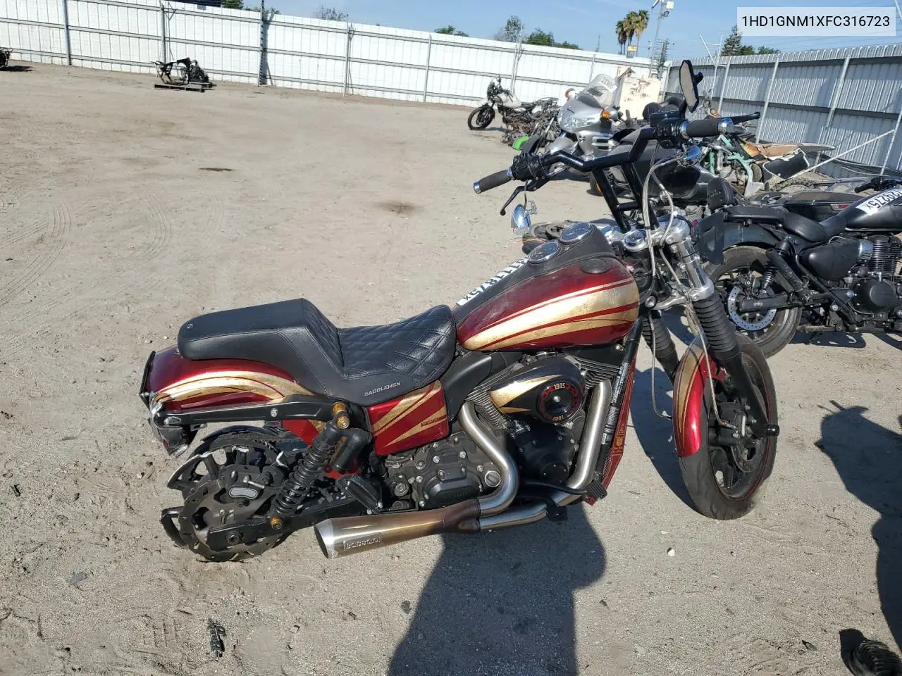2015 Harley-Davidson Fxdl Dyna Low Rider VIN: 1HD1GNM1XFC316723 Lot: 53111875