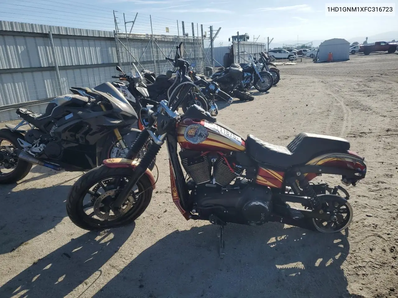 2015 Harley-Davidson Fxdl Dyna Low Rider VIN: 1HD1GNM1XFC316723 Lot: 53111875