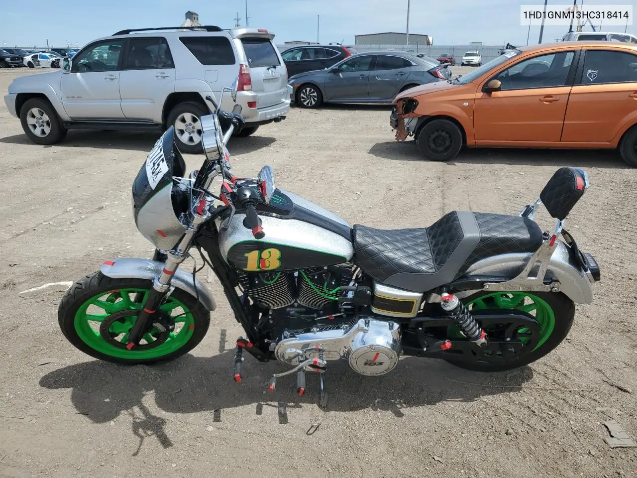 2017 Harley-Davidson Fxdl Dyna Low Rider VIN: 1HD1GNM13HC318414 Lot: 55971745