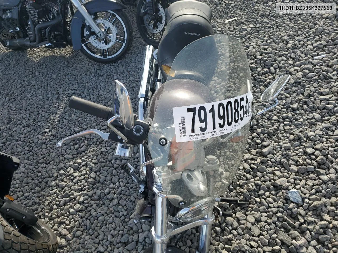 2005 Harley-Davidson Vrscb VIN: 1HD1HBZ335K327668 Lot: 79190854