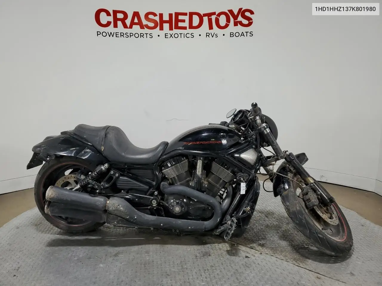 2007 Harley-Davidson Vrscdx VIN: 1HD1HHZ137K801980 Lot: 46982865