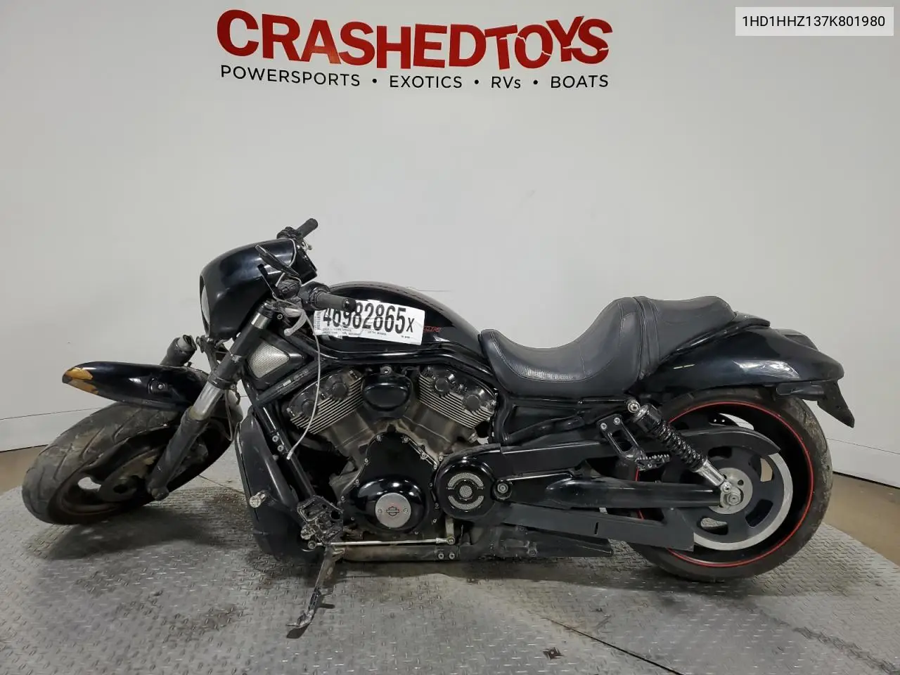2007 Harley-Davidson Vrscdx VIN: 1HD1HHZ137K801980 Lot: 46982865