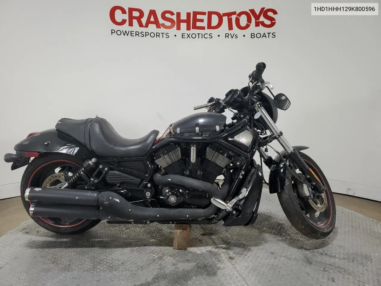 2009 Harley-Davidson Vrscdx VIN: 1HD1HHH129K800596 Lot: 87863215