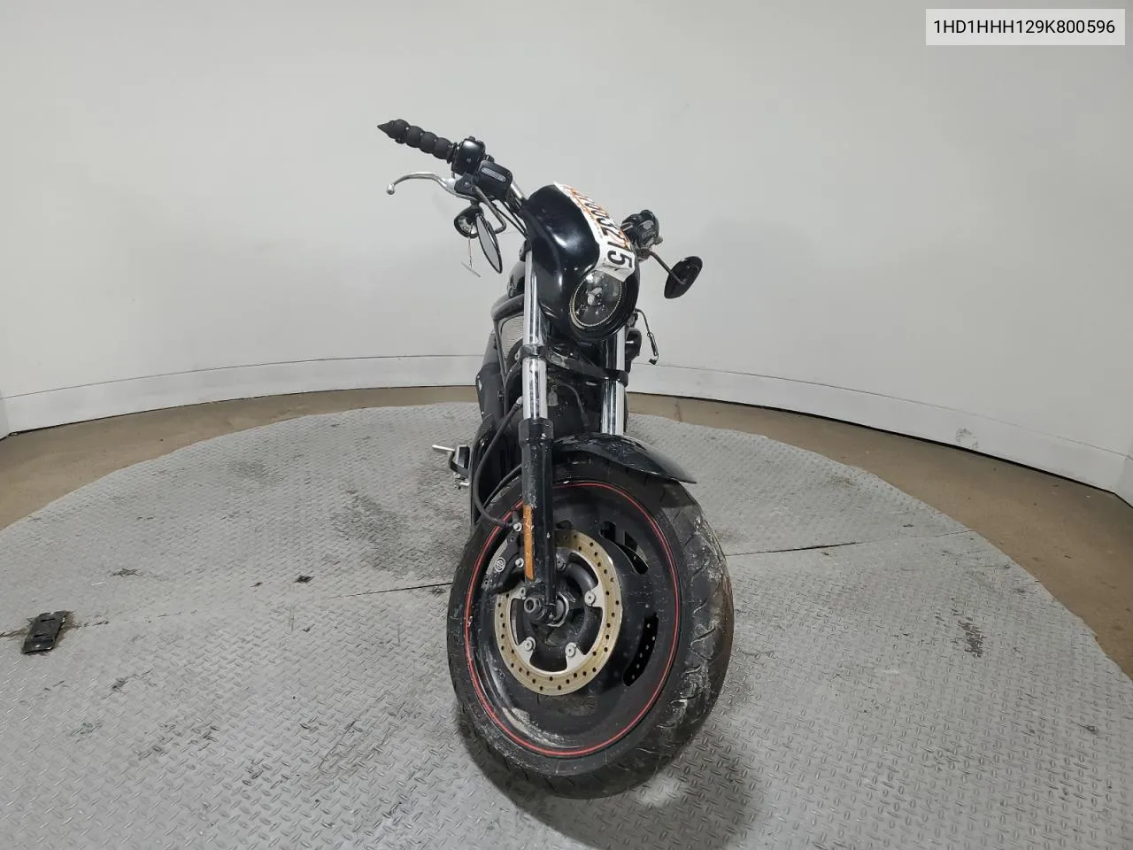 2009 Harley-Davidson Vrscdx VIN: 1HD1HHH129K800596 Lot: 87863215