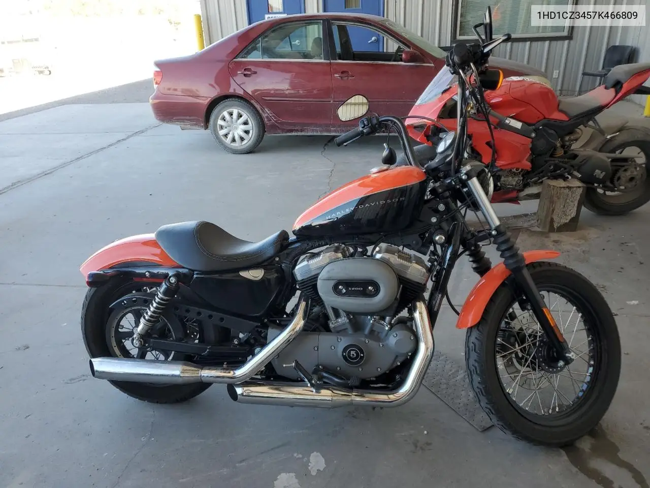 2007 Harley-Davidson Xl1200 N VIN: 1HD1CZ3457K466809 Lot: 50035035