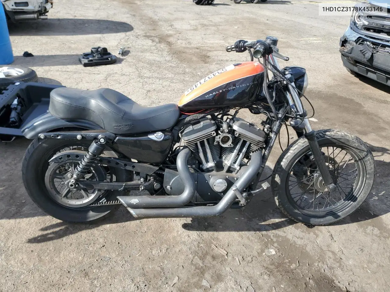 2008 Harley-Davidson Xl1200 N VIN: 1HD1CZ3178K453146 Lot: 53437145