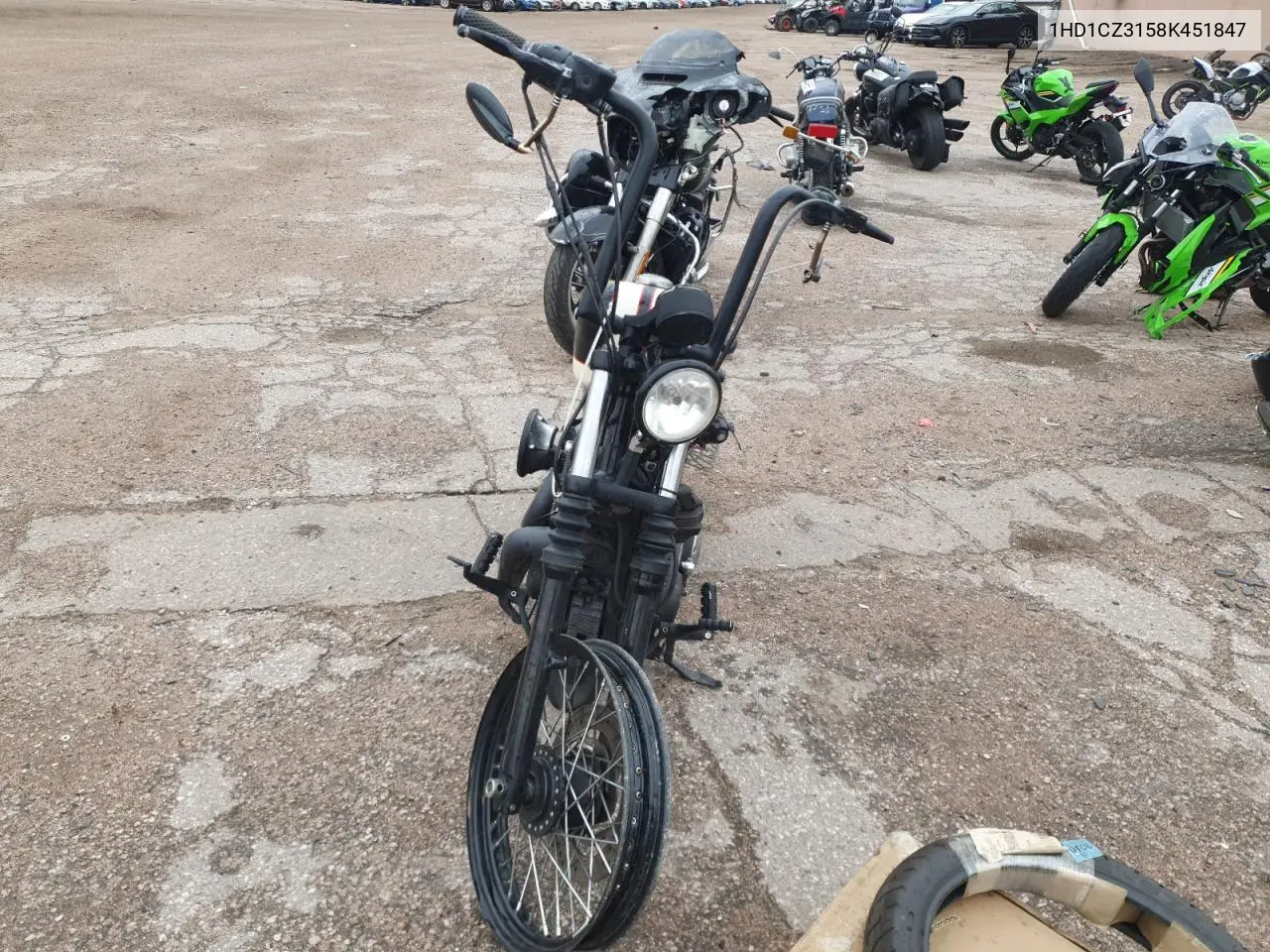2008 Harley-Davidson Xl1200 N VIN: 1HD1CZ3158K451847 Lot: 54331955