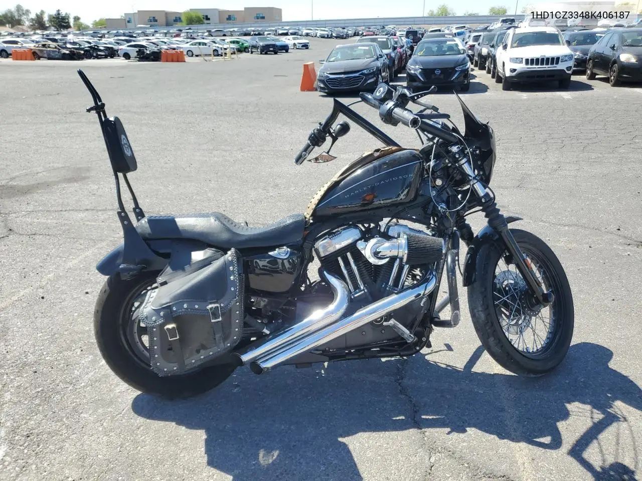 2008 Harley-Davidson Xl1200 N California VIN: 1HD1CZ3348K406187 Lot: 55146475