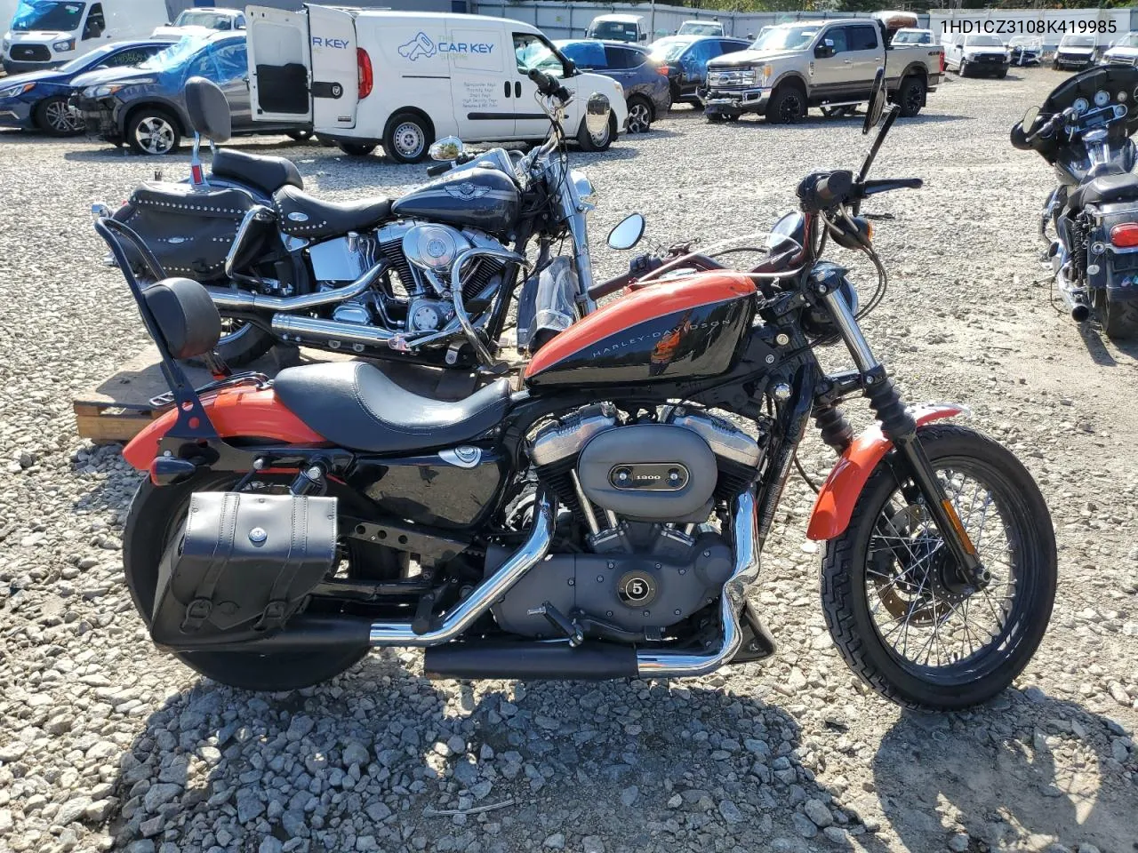 2008 Harley-Davidson Xl1200 N VIN: 1HD1CZ3108K419985 Lot: 75431584