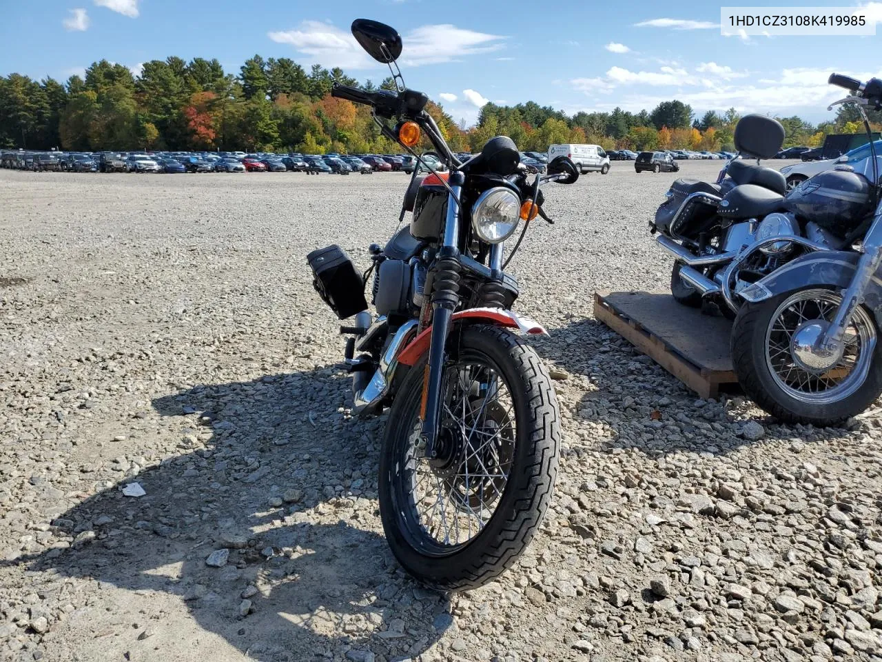 2008 Harley-Davidson Xl1200 N VIN: 1HD1CZ3108K419985 Lot: 75431584