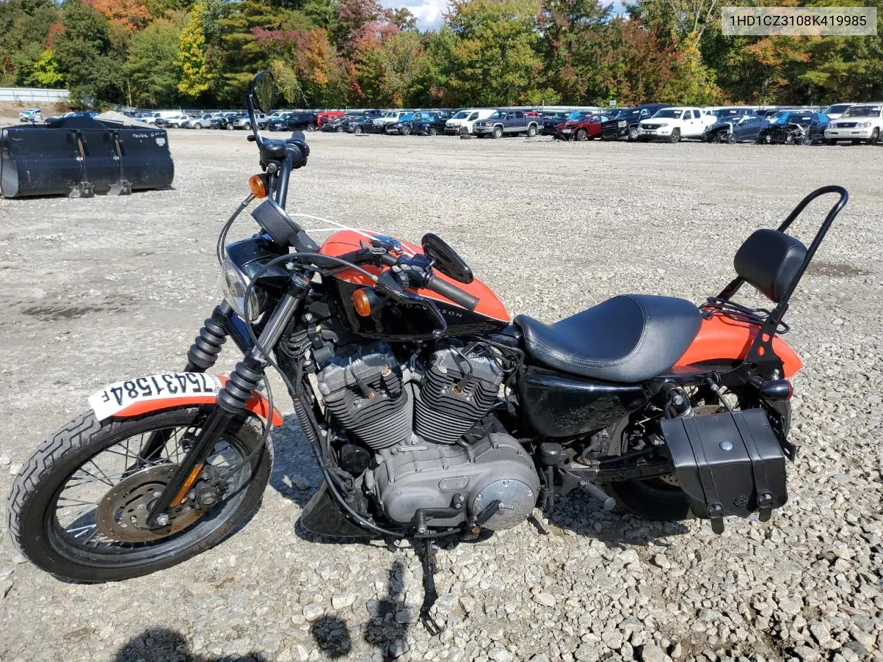 2008 Harley-Davidson Xl1200 N VIN: 1HD1CZ3108K419985 Lot: 75431584
